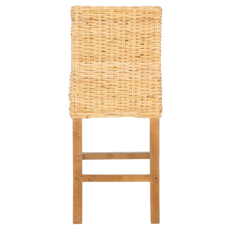 SAFAVIEH Tobie Rattan 23.6-inch Counter Stool