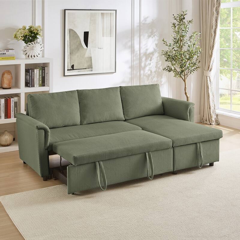 Versatile Convertible Sectional Sofa with Storage and Adjustable Backrest for Ultimate Comfort