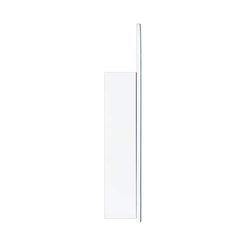 TEHOME Surface and Recessed Mount Frameless Arched Bathroom Medicine Cabinet with Mirror