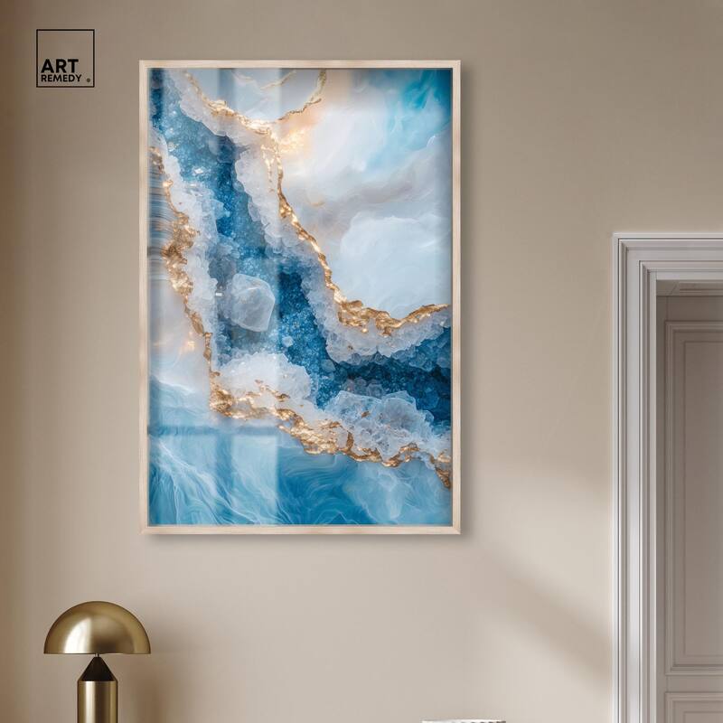 Molten Topaz I Shadowbox by Art Remedy