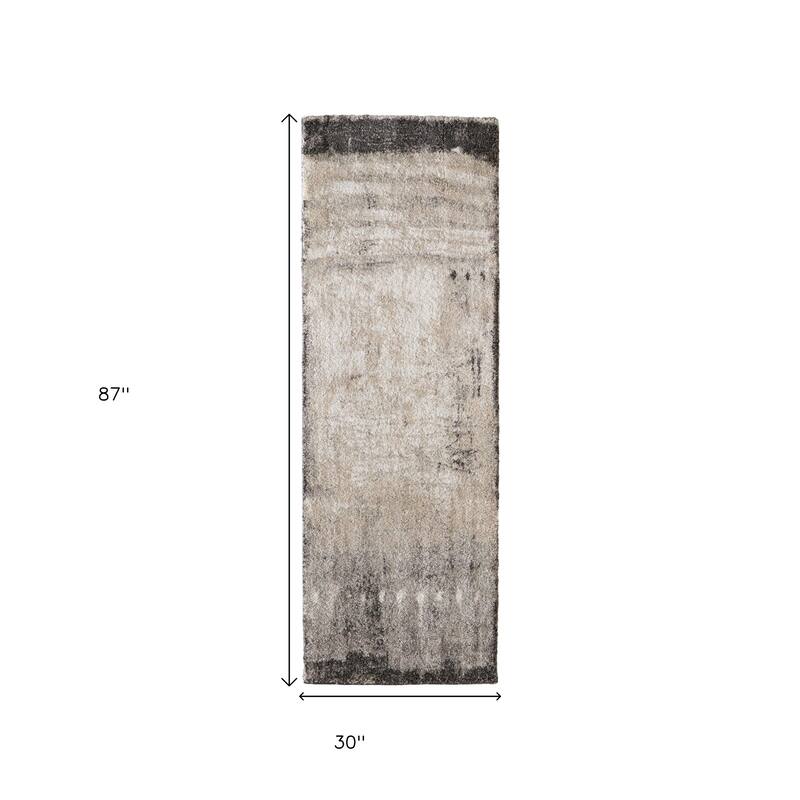 HomeRoots Abstract Industrial Rectangle Area Rug