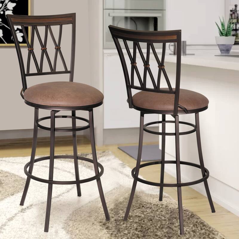 Steve Silver Simon Commercial Grade Swivel Bar Stool