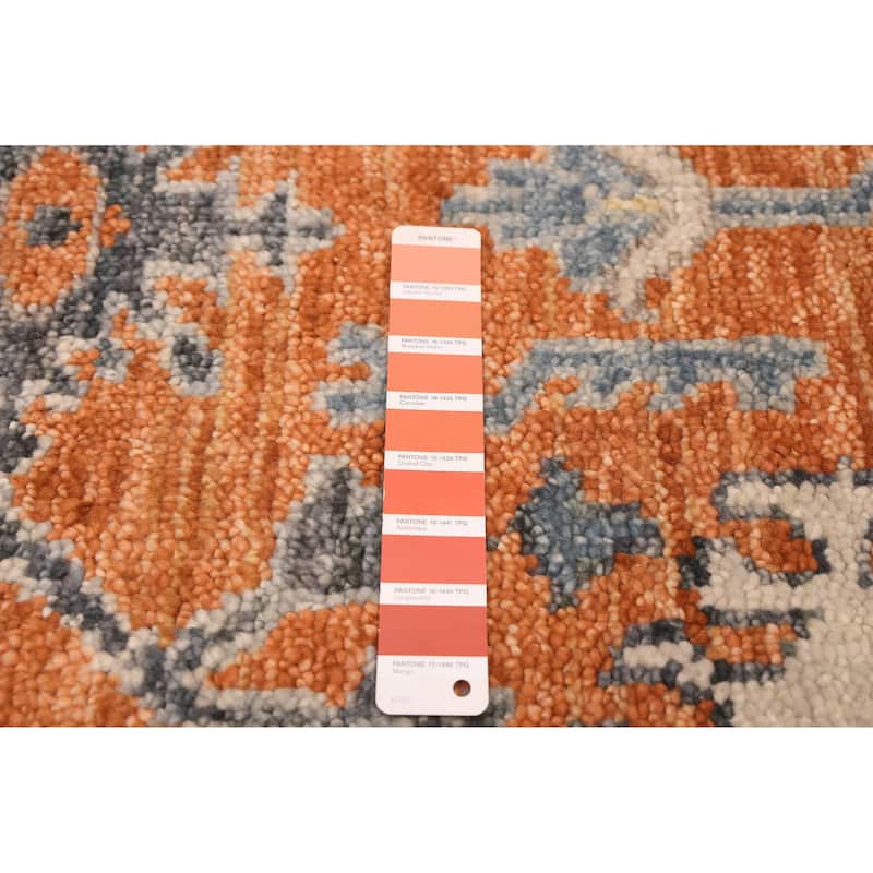 ECARPETGALLERY Hand-knotted Jules Serapi Burnt Orange Wool Rug - 5'11 x 8'10