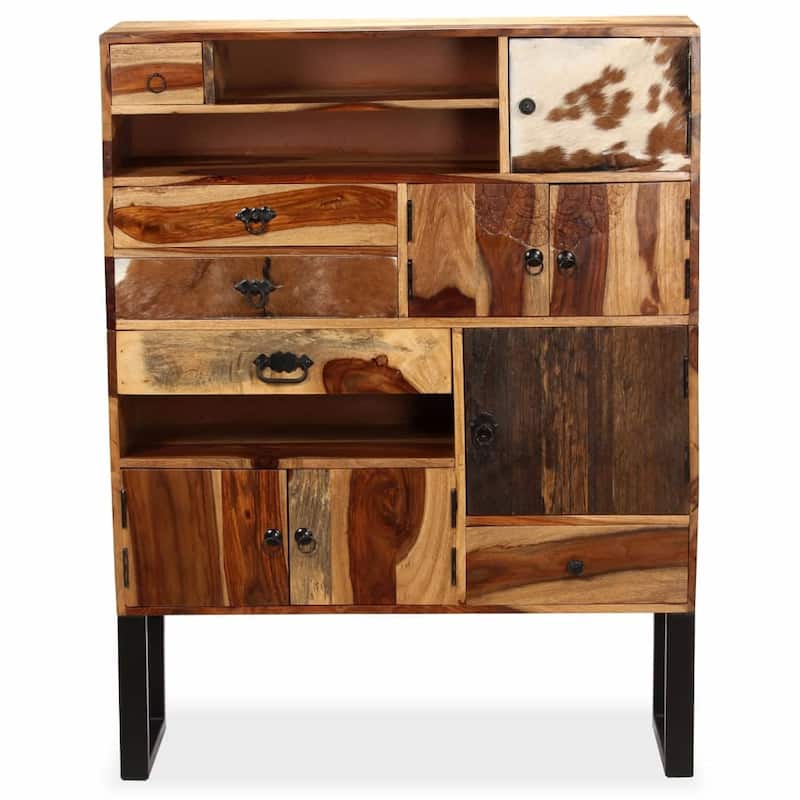 vidaXL Sideboard Solid Sheesham Wood 39.4"x11.8"x51.2"