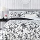 preview thumbnail 5 of 8, Chanasya French Toile Ultra Soft Duvet Cover Set Toile Charcoal - Full - Queen