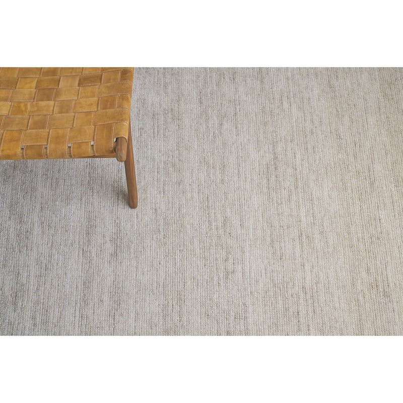 EXQUISITE RUGS Catalina Hand-loomed Wool/Bamboo Silk Beige Area Rug
