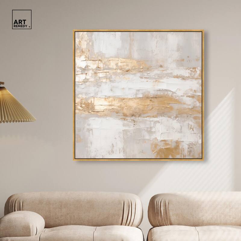 Melted Goldscape I Canvas by Art Remedy