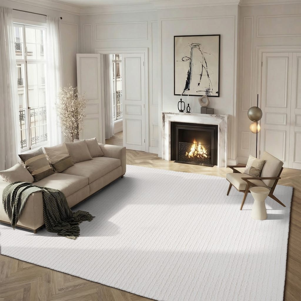 SAFAVIEH, Tahoe Shag Adalheidur 1.2-inch Thick Rug