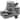 5-Piece China Dinnerware Storage Set - Grey