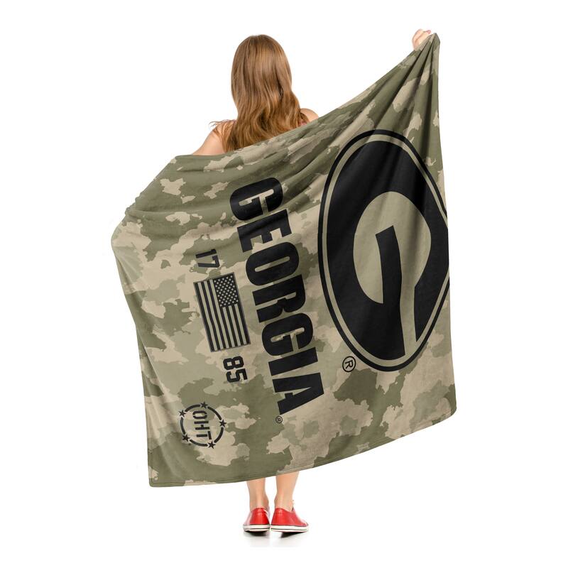 COL 575 Georgia OHT Special OPS Silk Touch Throw