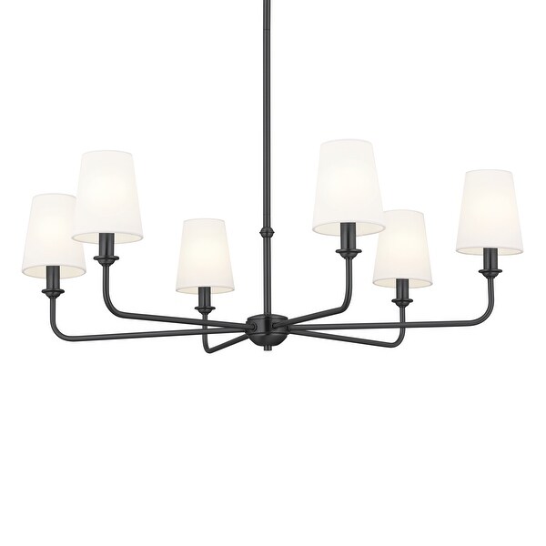Kichler Lighting Pallas 6 Light Black Chandelier 32.25 in Bed Bath Beyond 36514055