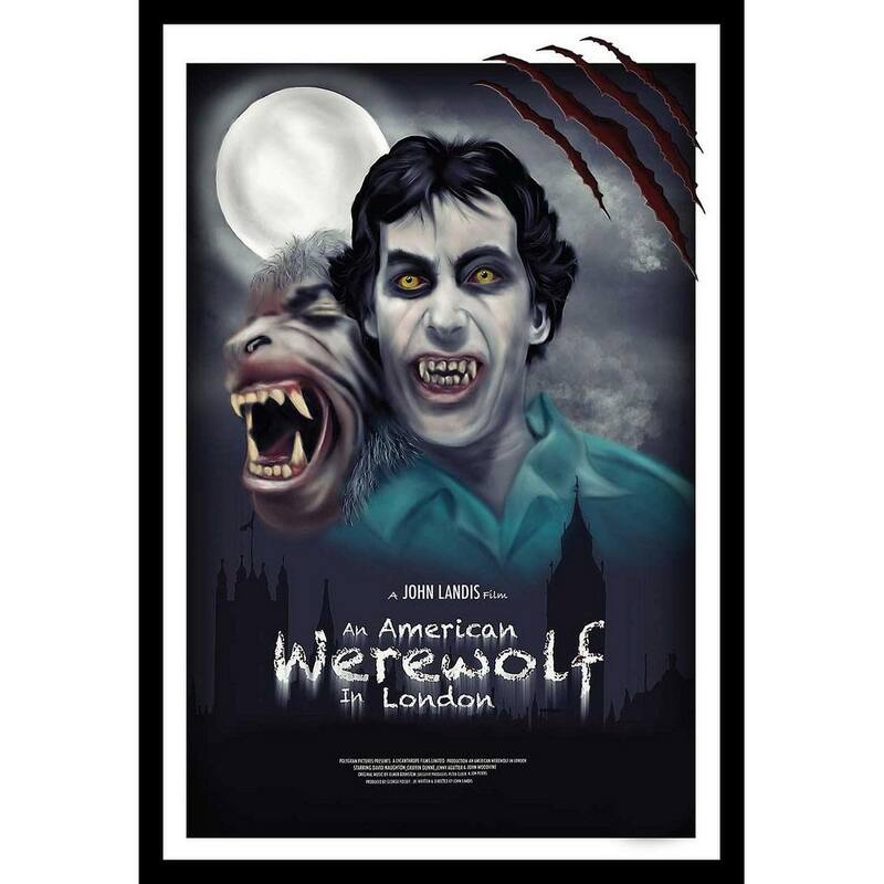 An American Werewolf Framed Poster - 24 x 36 Inch
