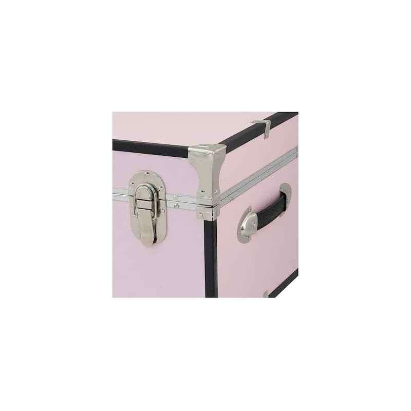 HomeStock Lockable Under Bed Storage Trunk - Heavy Duty Portable Footlocker for College Dorms & Camps with Secure Latch Closure
