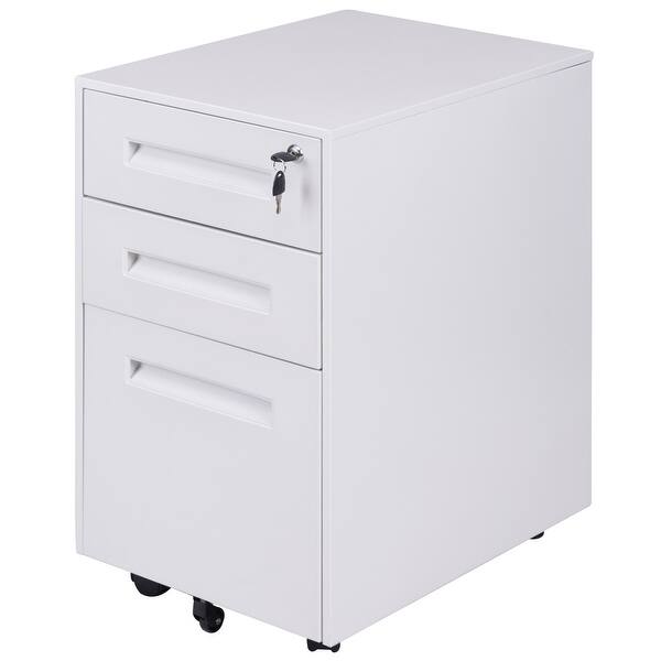 Shop Rolling A4 File Cabinet Sliding Drawer Metal Office Document