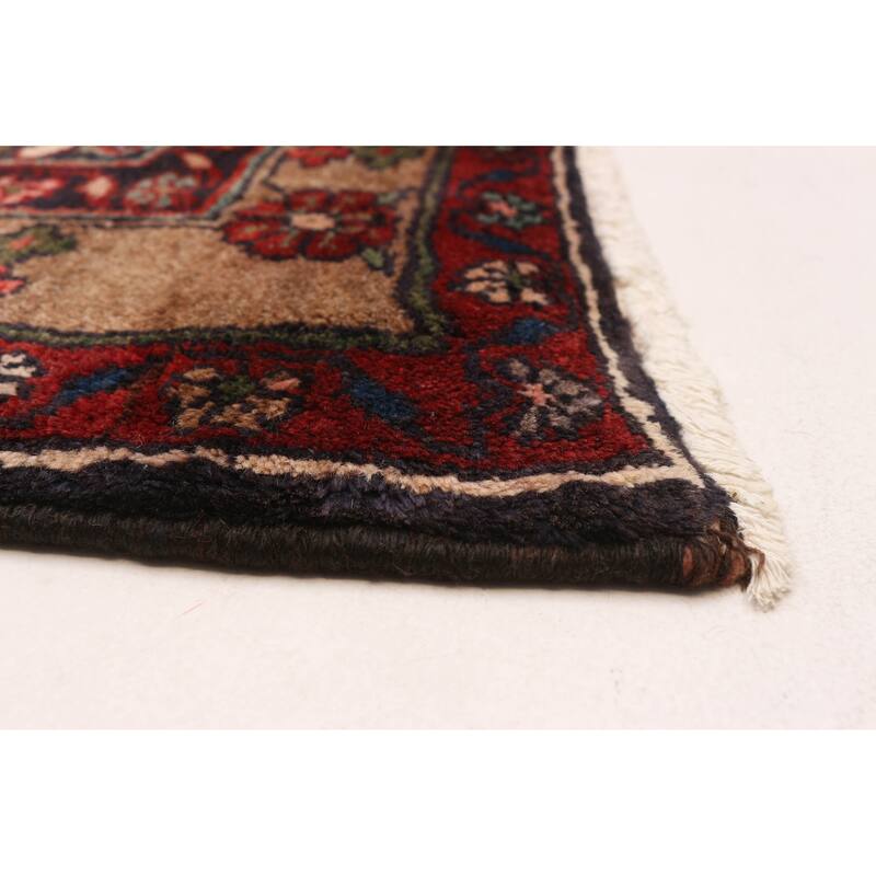 ECARPETGALLERY Hand-knotted Andelz Red Wool Rug - 4'0 x 11'6