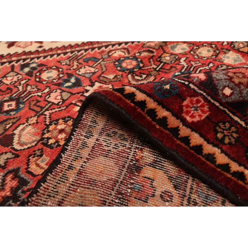 ECARPETGALLERY Hand-knotted Andelz Red Wool Rug - 5'4 x 10'8