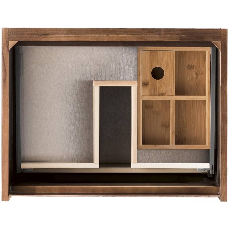 James Martin Vanities 805-V23.6-BN-CH Mantova 24" Single Basin Poplar
