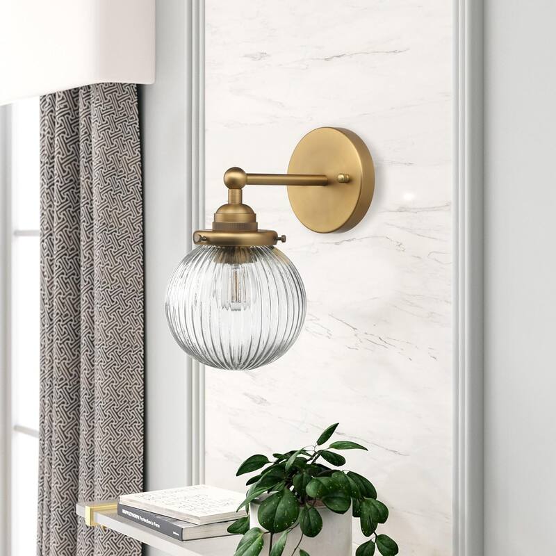 1-light modern wall light antique kitchen light metal vanity light