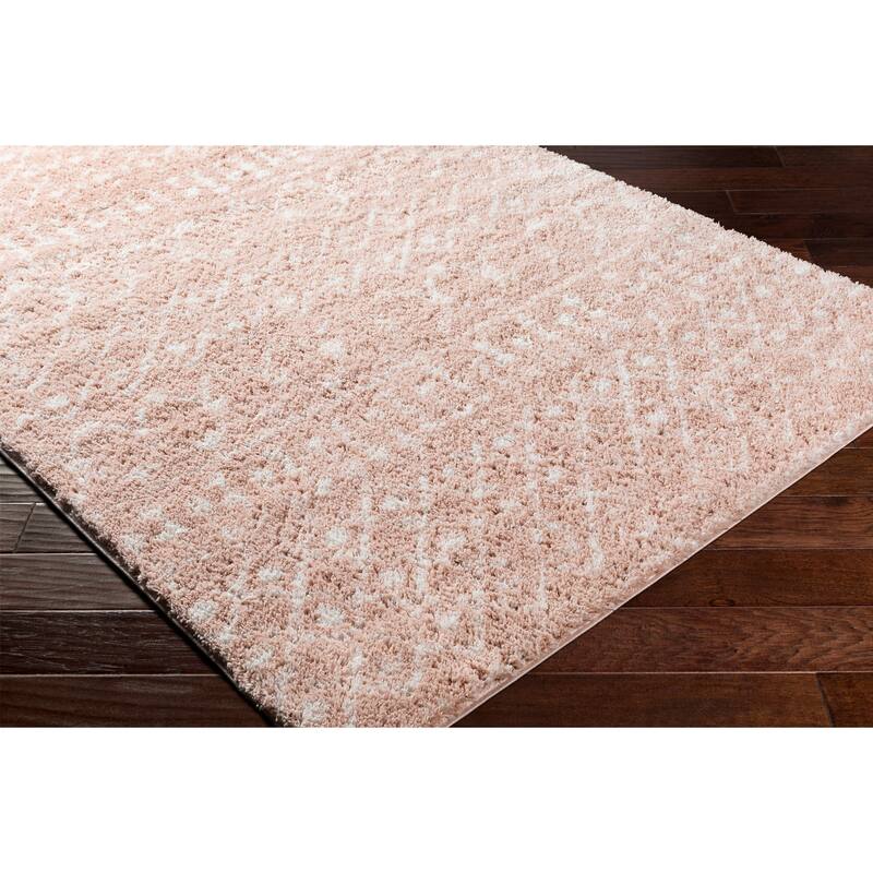 Livabliss Akai Plush Moroccan Stripe Area Rug