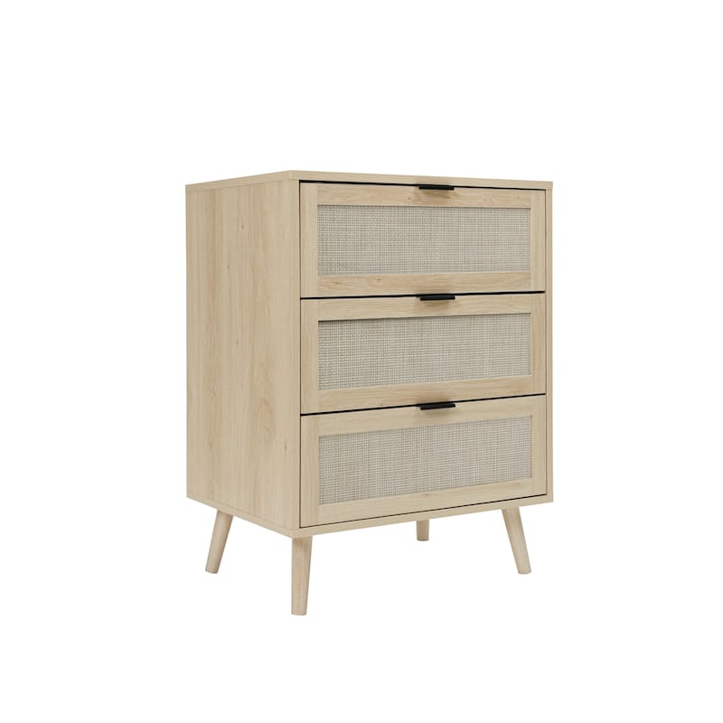 3 Drawers Wood Pantry Organizer, Drawer Storage Cabinet Suitable for Bedroom, Living Room, Kitchen