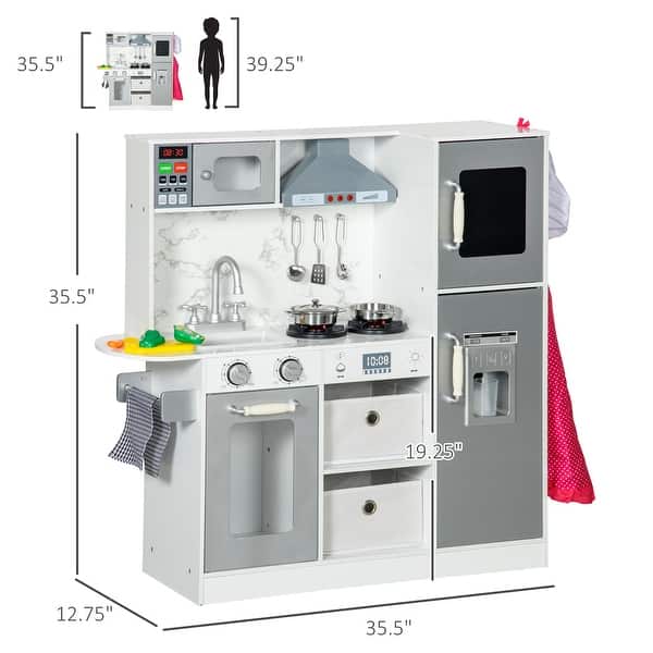 Play Kitchen Set for Kids, Kids Kitchen Playset, for Ages 3-6 Years
