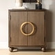 preview thumbnail 2 of 3, Uttermost Mayenne 2 Door Oak Wood Cabinet