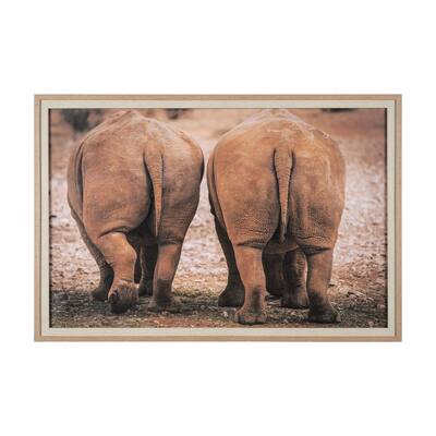 Walking Away Framed Art Print