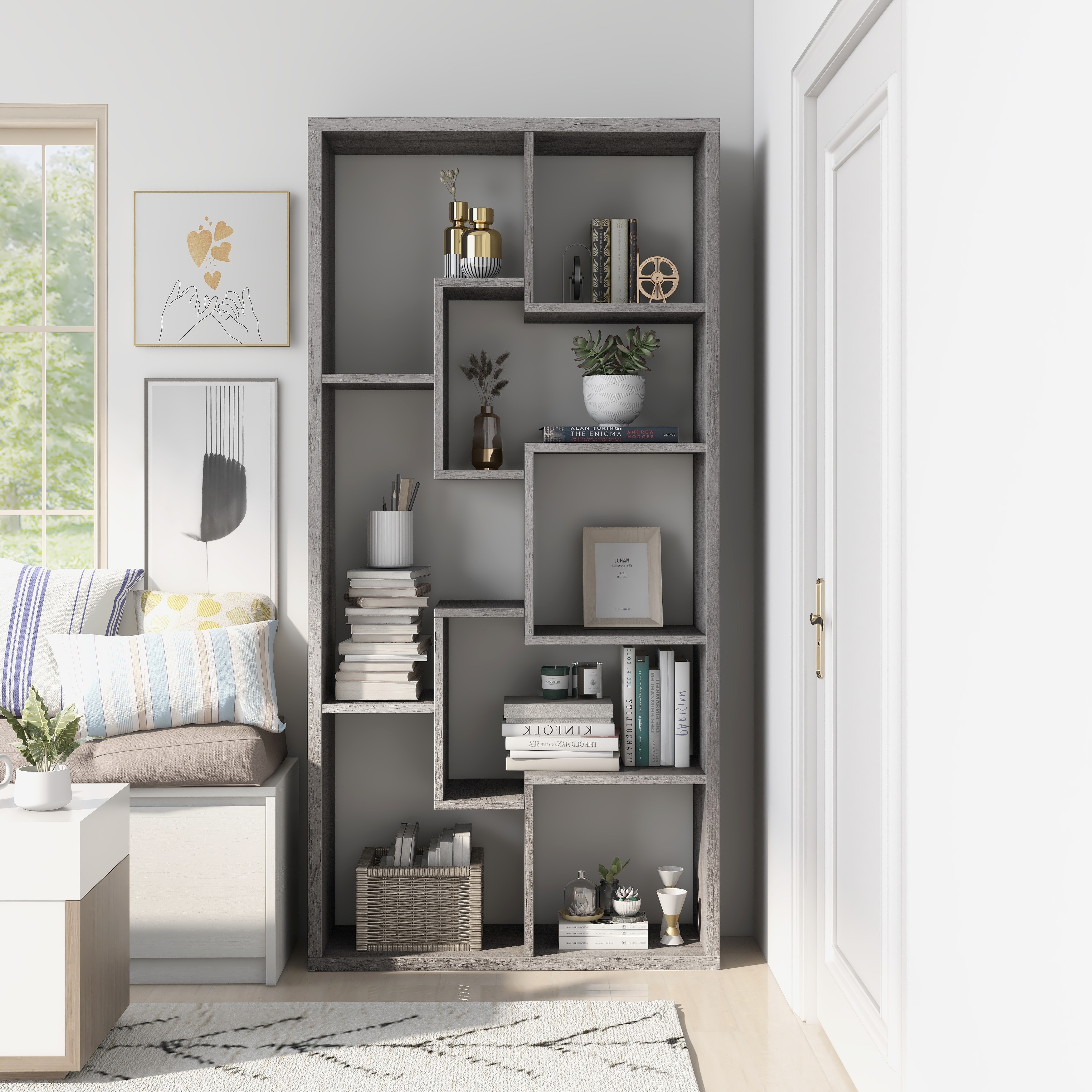 modern bookcase