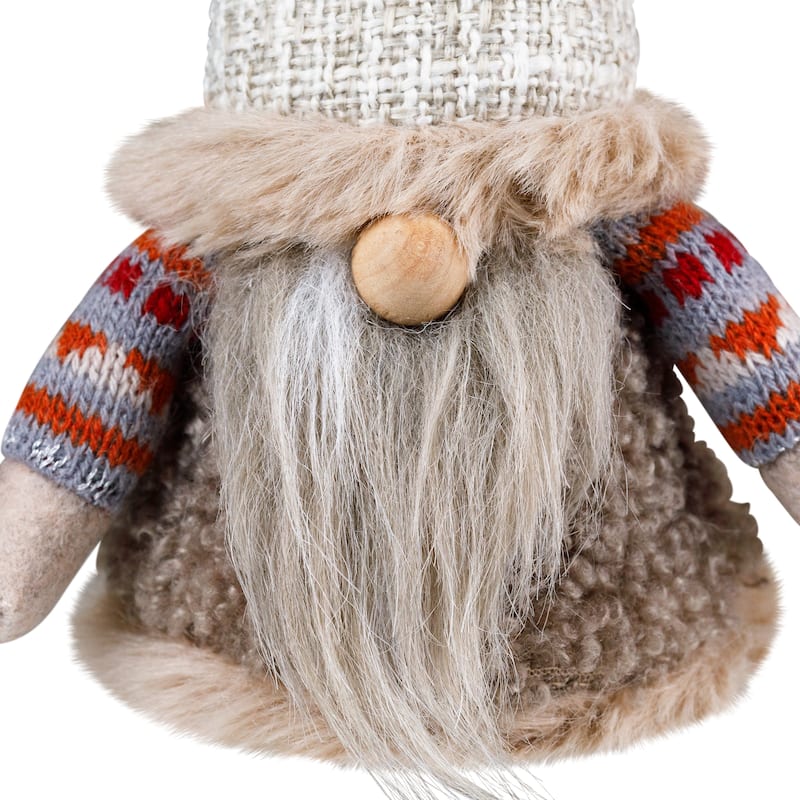 Nordic Gnomes Christmas Decorations - 6.5" - Set of 2
