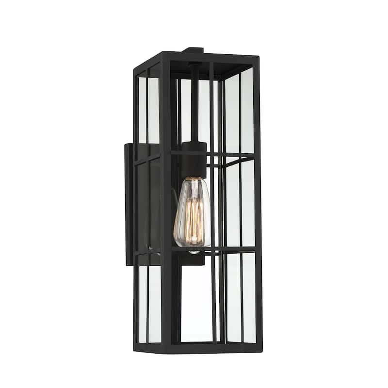 Savoy House 5-1990 Ericson 19" Tall Outdoor Wall Sconce - Matte Black