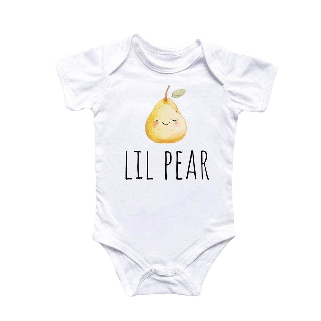 Little Pear - Baby Boy Girl Clothes Infant Bodysuit Funny Cute Newborn