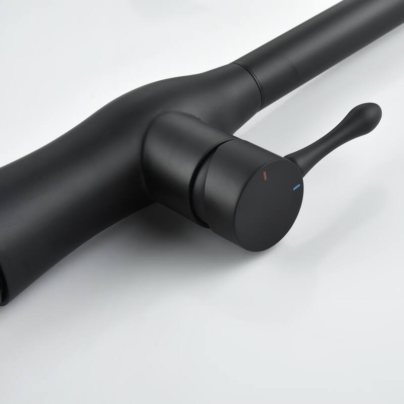 Topcraft Single Handle Pull Down Kitchen Sink Faucet