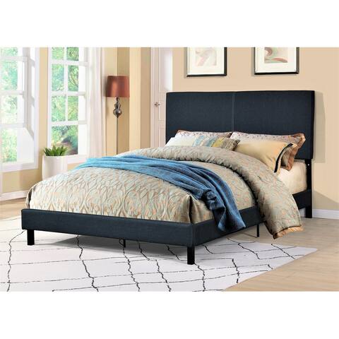 Shunk Panel Upholstered Platform Bed