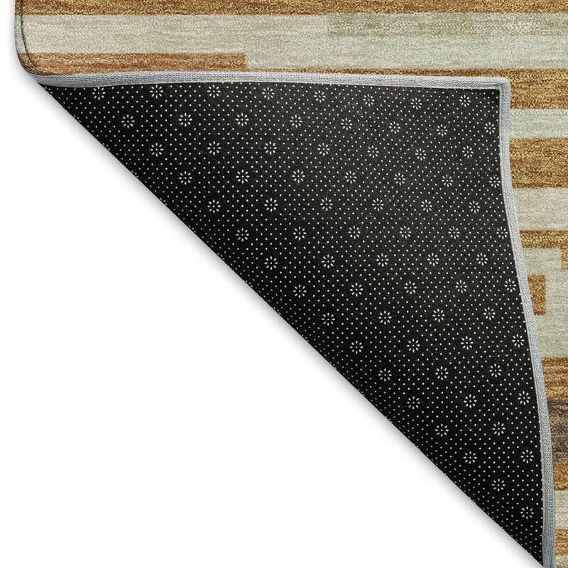 Premium Washable Super Soft Geo Stripes Mayfield Rug