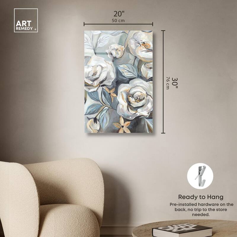 Grey Delight Acrylic by Art Remedy, Ready to Hang