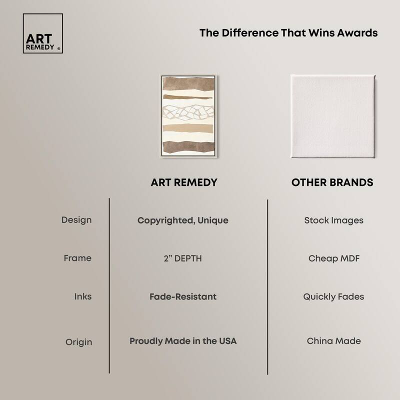 Relief Rifts I Canvas by Art Remedy