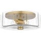 preview thumbnail 5 of 3, Quoizel Flush Mount Two Light Flush Mount