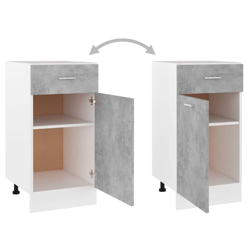 vidaXL Kitchen Cabinet Storage Cupboard Under Sink Organizer Engineered Wood