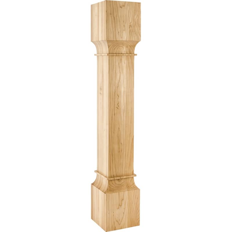 Hardware Resources Corner Post with Square Styling, 35-1/2"H x 6"D
