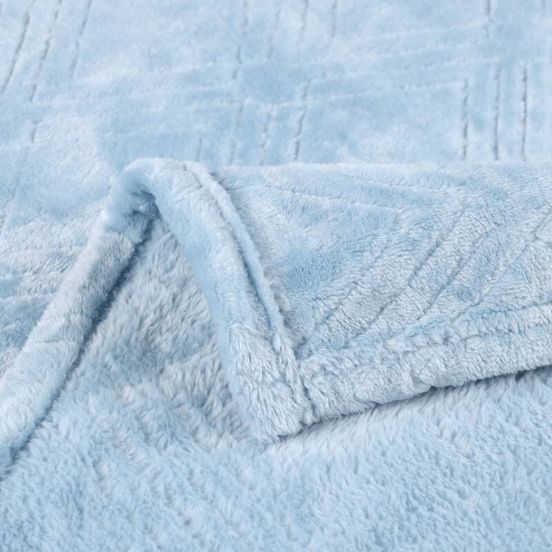 Superior Atka Diamond Soft Fluffy Fleece Blanket