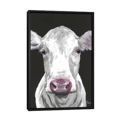 iCanvas "Cow Mabel" by Hippie Hound Studios Framed