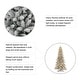 preview thumbnail 7 of 12, Glitzhome 11ft Pre-Lit Flocked Full-Size Fir Artificial Christmas Tree with 950 Warm White Lights