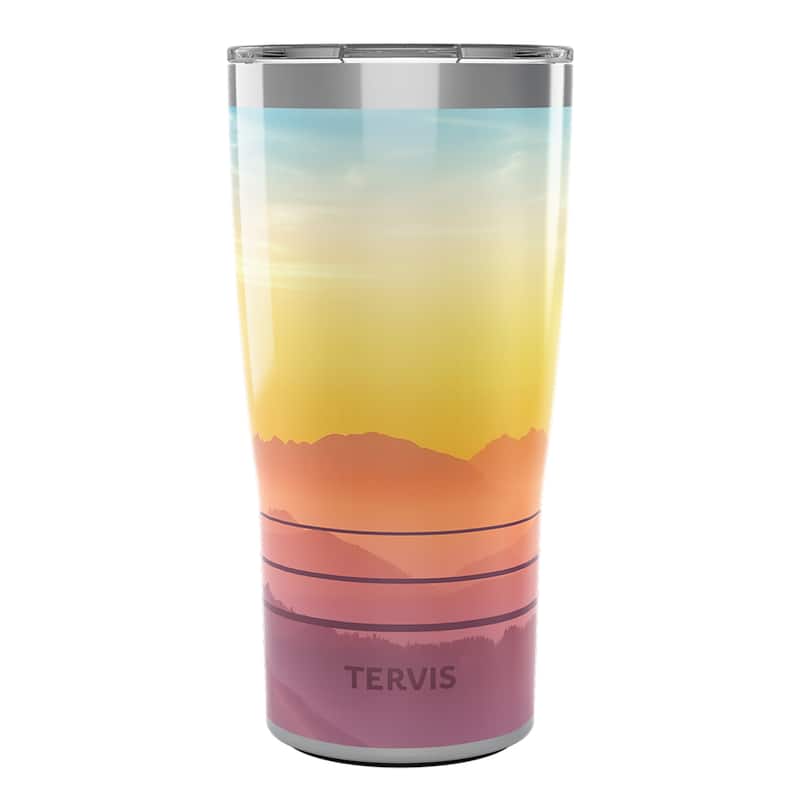 Tervis Traveler Mountain Mist Glow Triple Walled Insulated Travel Tumbler, Stainless Steel - 20oz - 20oz
