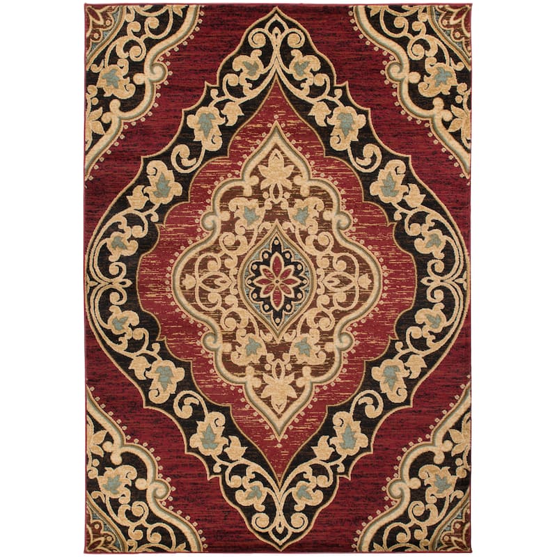 Hometown Amelia Transitional Ornate Area Rug