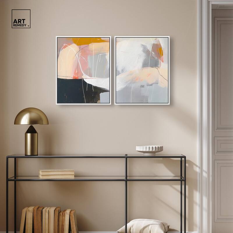 California in Haze Canvas Set of 2 by Art Remedy