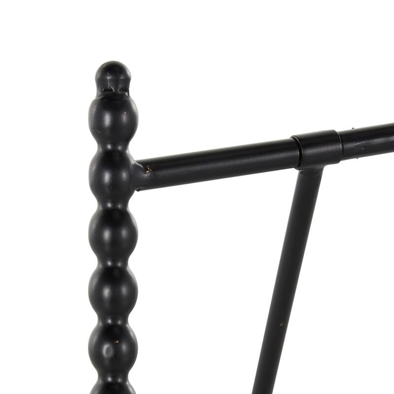 Metal Abstract Wide Easel - Black or Gold - Roche River Decor
