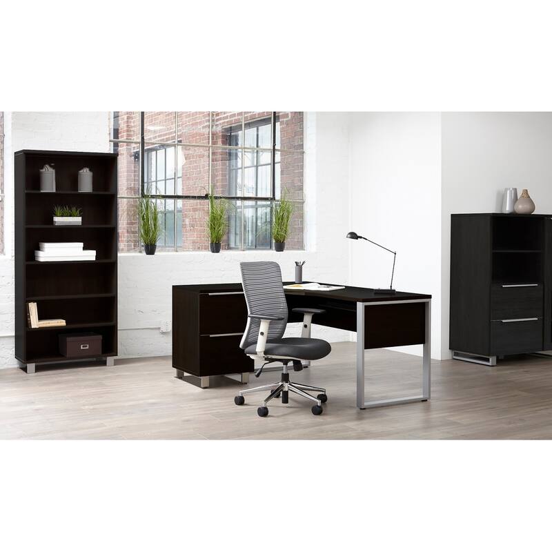 Rye Studio Tivoli Contemporary Open Bookcase with 6 Shelves