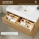 preview thumbnail 28 of 77, Hohhot Bath Vanity with Integrated Stone Sink Top without Mirror