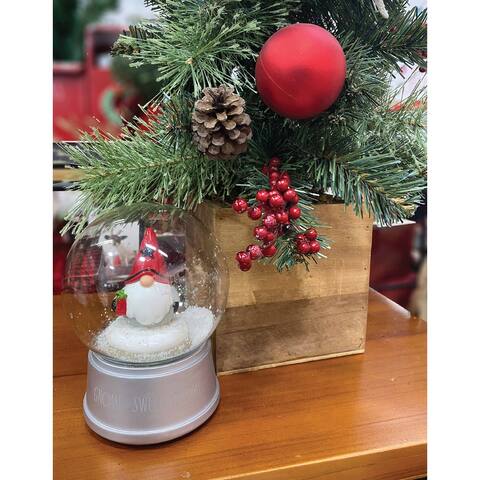 Rae Dunn CHRISTMAS Snow Globe with Music