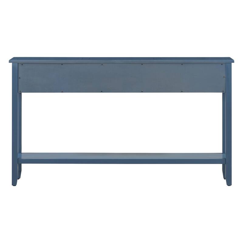 Multi-drawer entry console table